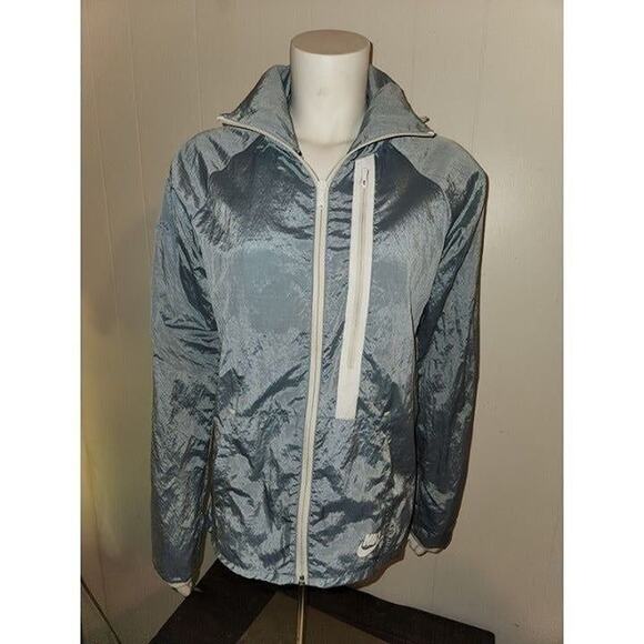 Nike Tech Aeroshield Moto Cape Windbreaker Jacket, Small - Picture 2 of 11